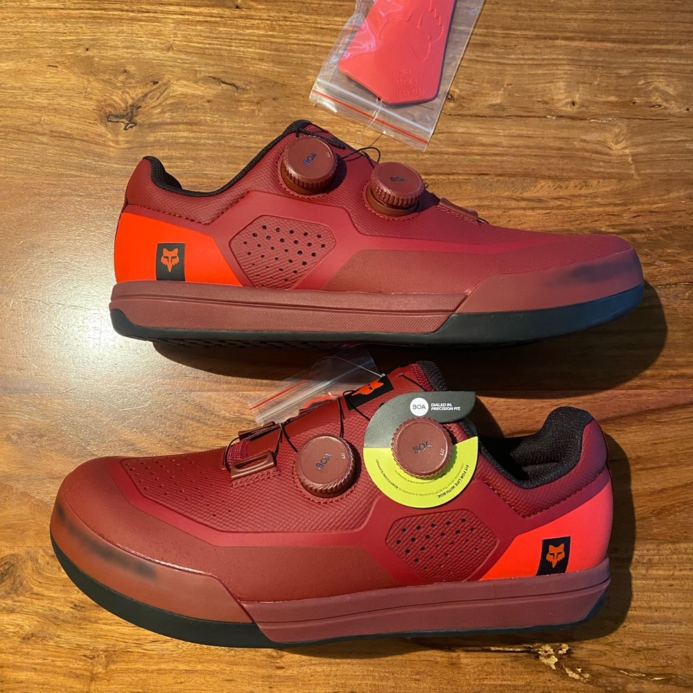 Fox Union BOA Clipless Mountain Bike Shoes NWT
